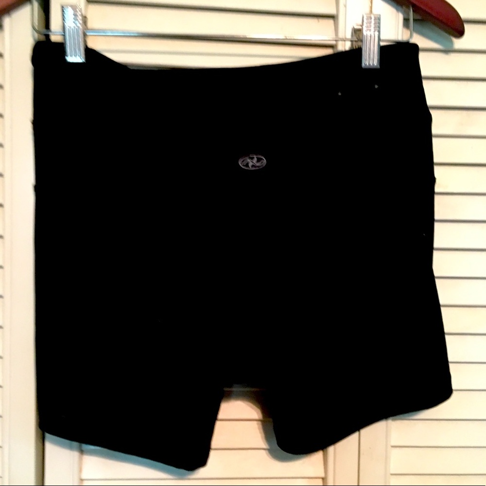 Black Spandex Biker Shorts